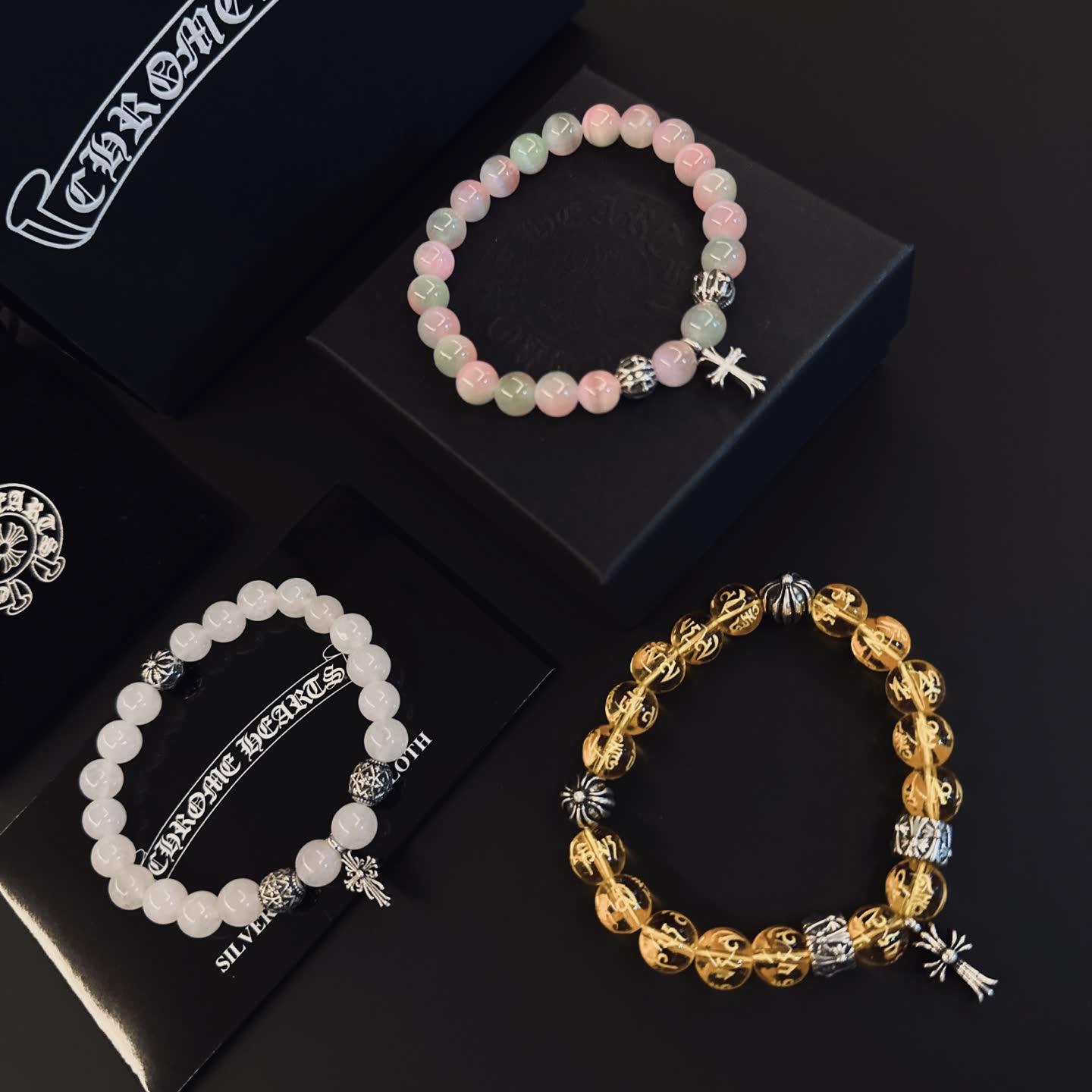 Chrome Hearts Beaded Bracelets Set